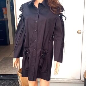 Unique button down dress